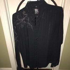 Black dress shirt